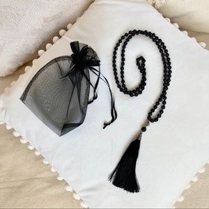 LAVA STONE 108 Bead Japa Mala Garland Mantra Yoga #2